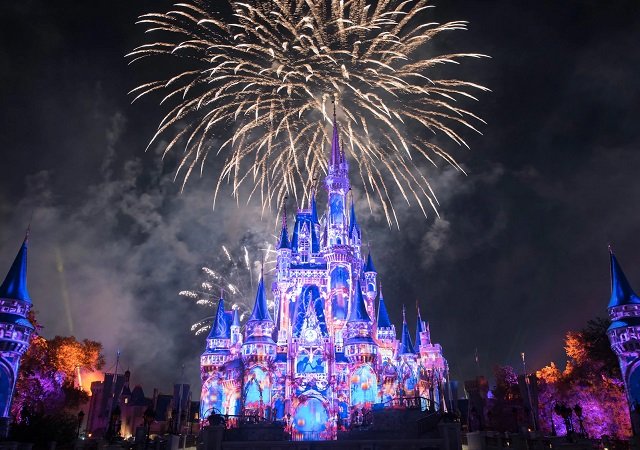 Magic Kingdom fireworks show at Disney
