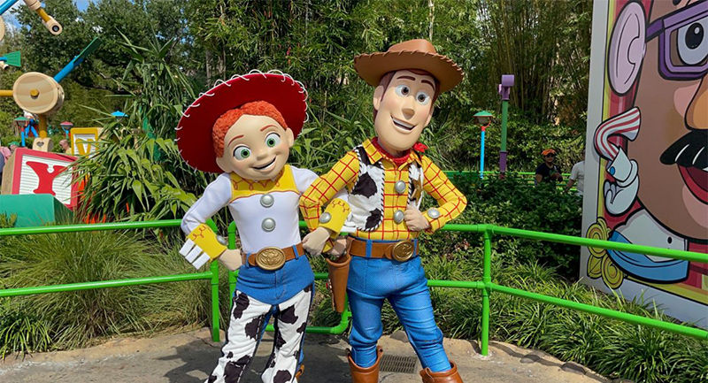 Where to meet characters in Disney World: Toy Story