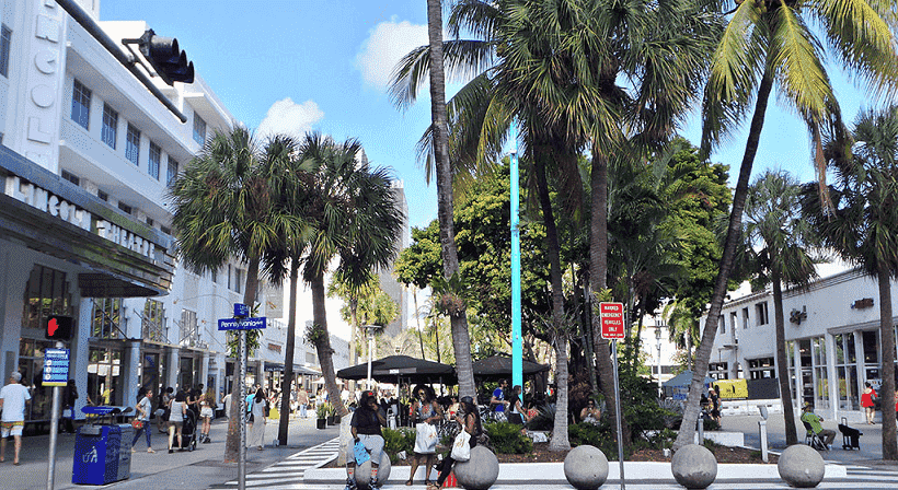 Lincoln Road in South Beach