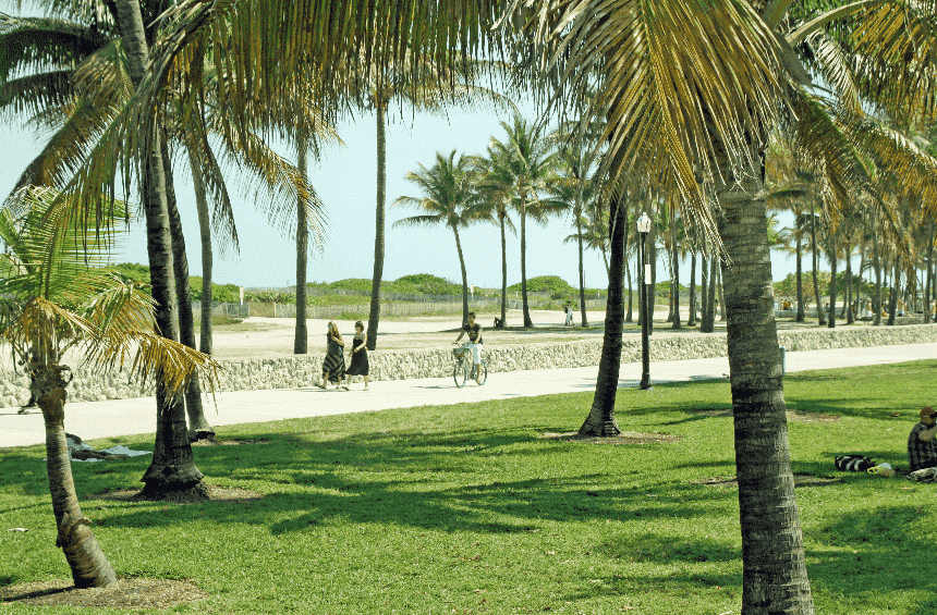 Lummus Park Beach in South Beach