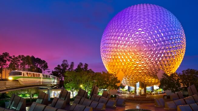 Disney’s Epcot Center Map at Orlando