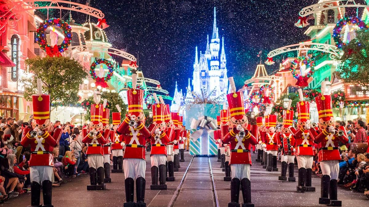 Christmas at the Disney Parks in Orlando in December